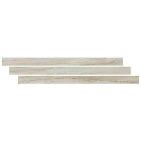 Msi LVT Trim, LVT, White-Cool, 94 in L, 0.63 in W, Low Gloss ZOR-LVT-TR-0658 - main