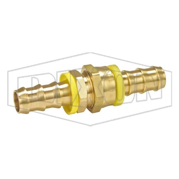 Dixon Garden Hose Fitting Set, 3/4-11-1/2 x 5/8 in Nominal, Garden Hose Thread x Lok-On Hose End Style, Br 5751010K - main