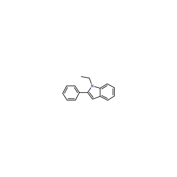 Ak Scientific 1-Ethyl-2-phenylindole (5g), CAS 13228-39-2 U353-5g - main
