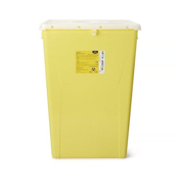Mckesson Prevent Chemotherapy Sharps Container, 18-Gallon, 24-3/5x17-3/10x13 Inch, Non-Sterile 2260 - main