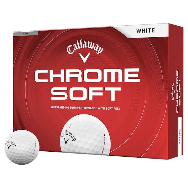 Callaway Chrome Soft 26 White Golf Balls, 12PK 113591 - main