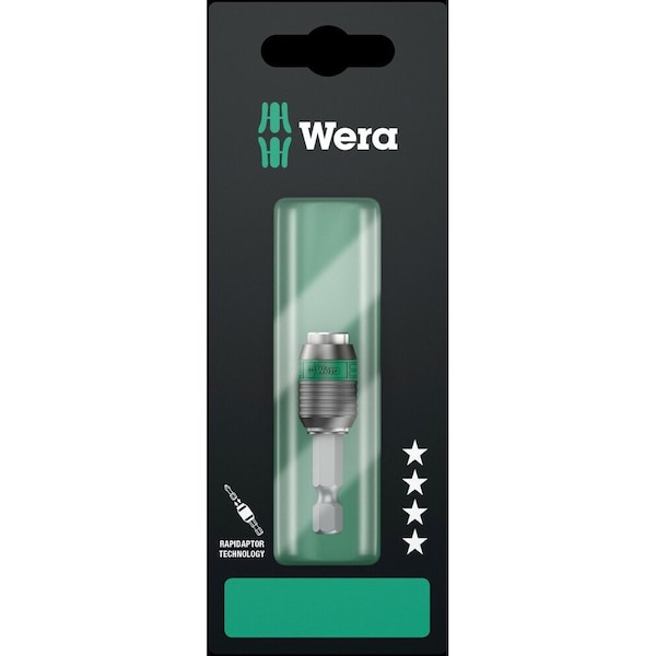 Wera 889/4/1 K SB Rapidaptor Universal Bit Holder, 1/4 in x 50 mm 5073421001 - main