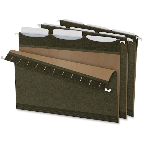 Pendaflex FOLDER, HNG, RDTB, LTR, 1/3, GN, 25PK 42620 - main