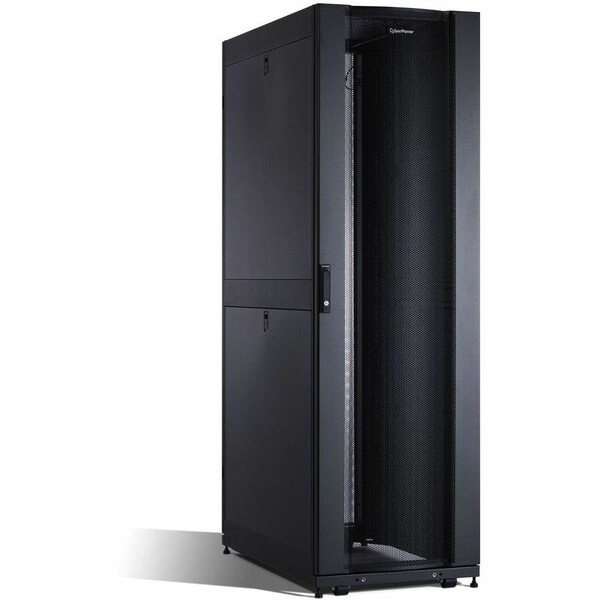 Cyberpower 600MM WIDE, 1070MM DEEP, DOORS, SIDE PANELS, LOCKING, BLACK, CASTERS, 3000LBS LO CR42U11001 - main