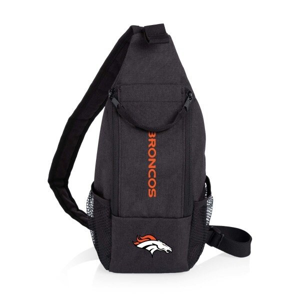 Picnic Time Family Of Brands Denver Broncos - Strider Cooler Sling Bag, (Black) 759-00-179-104-2 - main