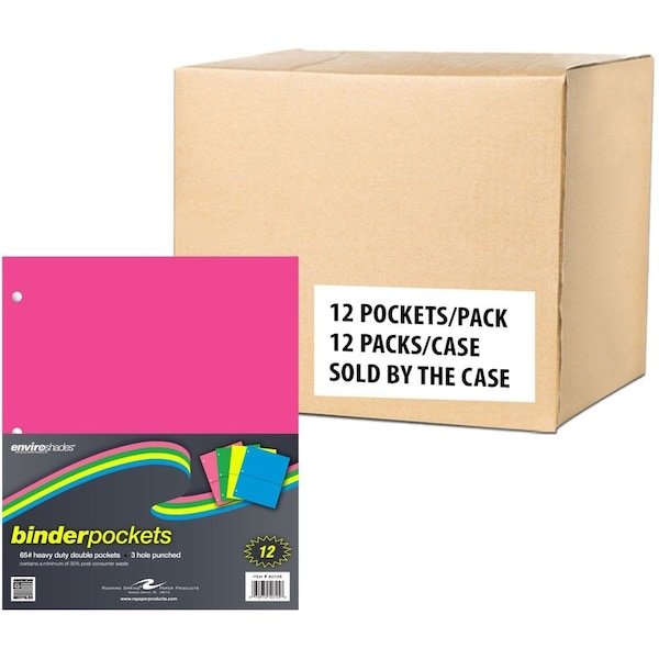 Roaring Spring Recycled Heavyweight Binder Pocket, PK12 50725CS - main