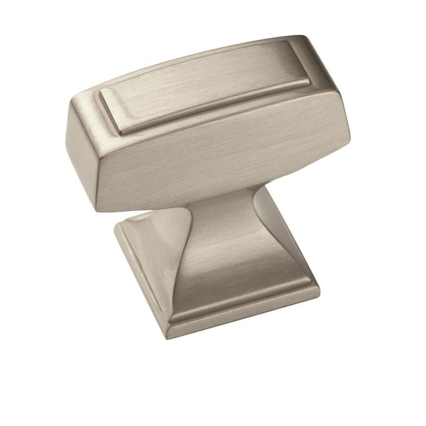 Amerock Mulholland 1-1/4 in 32 mm Length Satin Nickel Cabinet Knob BP53029G10 - main