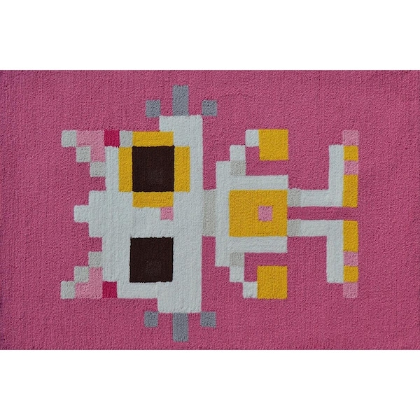 Manmade 2.8 x 4.8 ft. Pixel Cat Area Rug MA572003 - main
