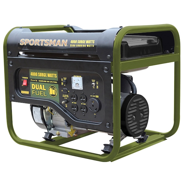 Sportsman 4000 Surge Watt Dual Fuel Generator with Cover and Wheel/Handle Kit 27077087963 - main