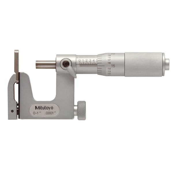 Mitutoyo 0-1/.0001" UNI MIC W/I.A. w/Calibration 117-107CAL - main