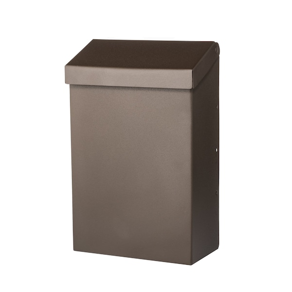 Architectural Mailboxes Modern Heritage Vertical Wall-Mount, Black MH110TBZAM - main