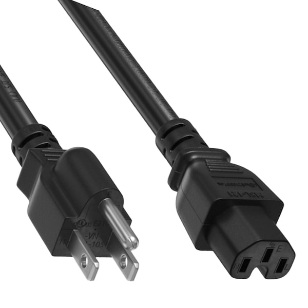 Sanoxy 10ft 14 AWG 15A 125V Power Cord NEMA 5-15P to IEC320 C15 SNX-CBL-LDR-PW126-1210 - main