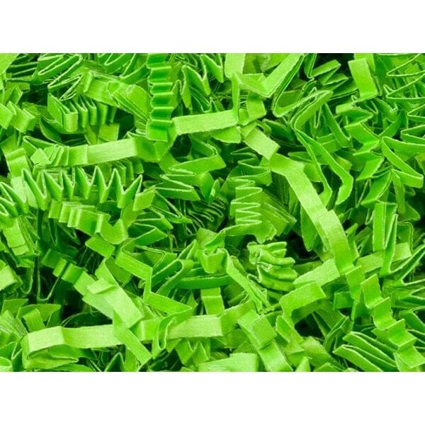 Nashville Wraps Lime Crinkle Cut Shredded Paper, 8 oz Bag ZF08LM - main