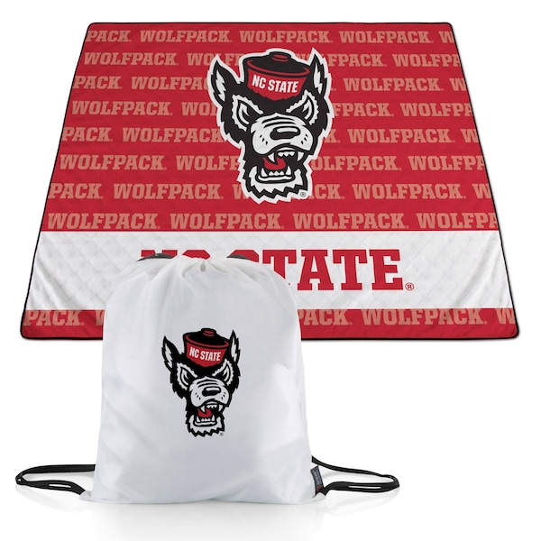 Picnic Time Family Of Brands NCAA NC State Wolfpack Impresa Picnic Blanket - Lightweight Beach Blanket - Machine Washable 819-01-999-426-0 - main