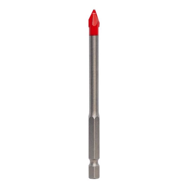 Diablo 1/4 in. X 3-1/2 in. L Carbide Tipped Tile and Stone Drill Bit Hex Shank 1 pk DMANSP1030 - main