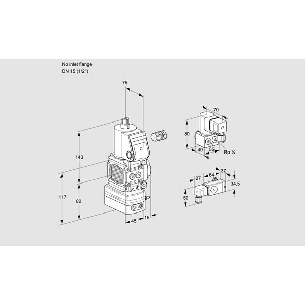 Honeywell Kromschroder VAD1-/15R/NW-100B KS88001223 - main