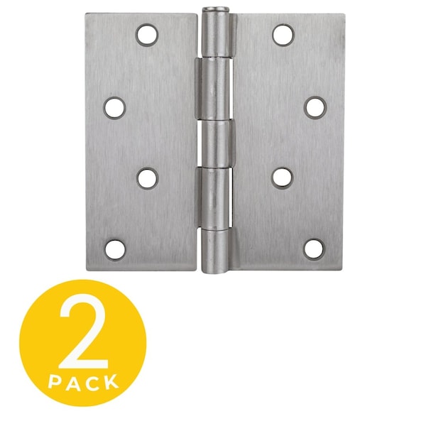 Global Door Controls 4 in Leaf W x 4 in Leaf H, Chrome CP4040-26D - main