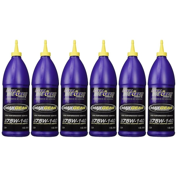 Track Usa 1 qt 75W140 Max-Gear Synthetic Gear Lube Oil, 6PK TR3653320 - main