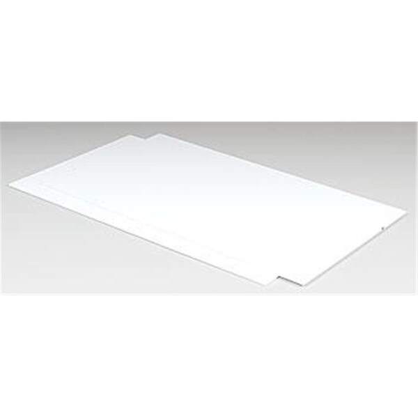 Plastruct 0.8 x 7 x 1 in.Sheet Styrene, White, 2PK PLS91106 - main