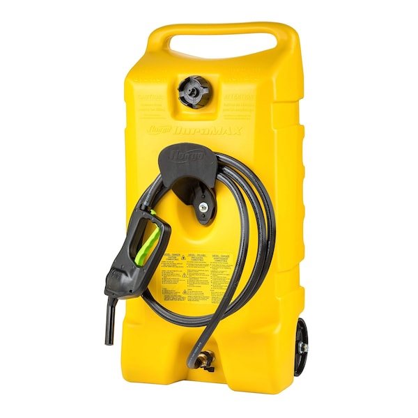 Scepter Fuel Caddy, 14 gal, Wheeled Container, Diesel, Yellow (16.2"w x 12.7"d x 33.8"h) FDMD140 - main