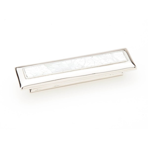 Schaub 3in Center to Center Mother of Pearl Cabinet Pull Polished Nickel Finish 819-MOP-PN - main