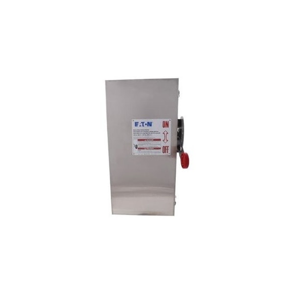 Eaton Safety Switches DH 2P 100A 240V 50/60Hz 1Ph Fusible w/ Neutral 3Wire NEMA 4X DH223NWK - main