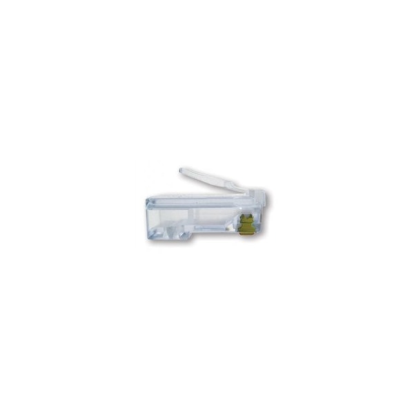 Cable Wholesale Platinum Tools EZ-RJ45 Cat6 Crimp Connectors, Slide Through Wires, POE Compliant, Clamshell 50 100010C - main