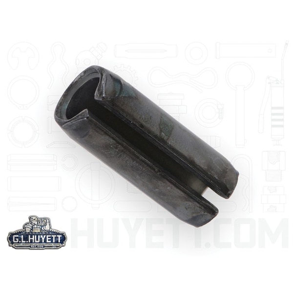 Huyett Slotted Spring Pin, Standard Duty, High Carbon Steel, 8 mm Dia x 20 mm Length SPM-080-020-A - main