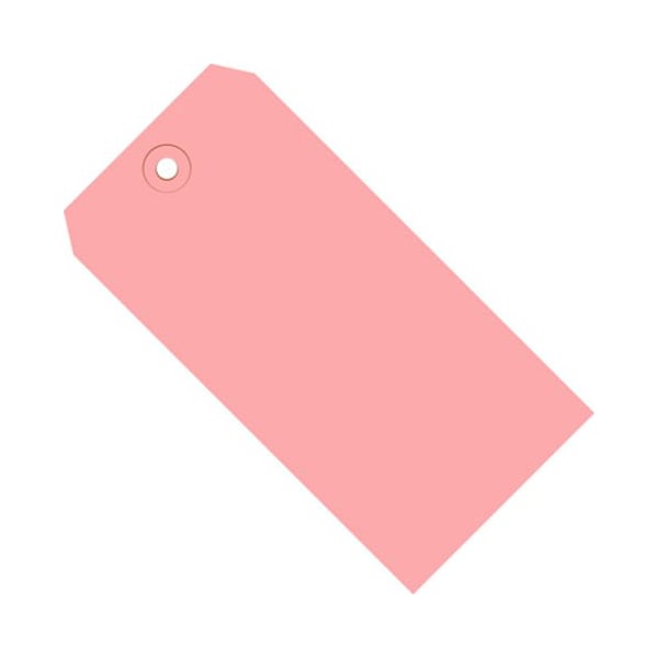Partners Brand Shipping Tags, 13 Pt., 3 3/4" x 1 7/8", Pink, PK1000 G11031J - main