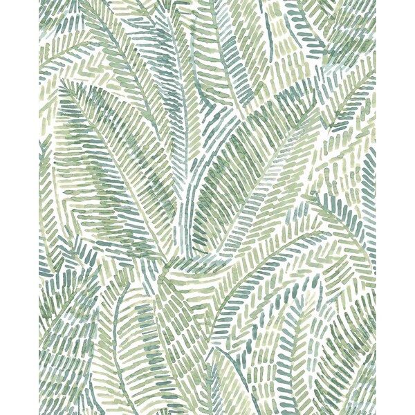 A-Street Prints Fildia Green Botanical Wallpaper 4121-26953 - main