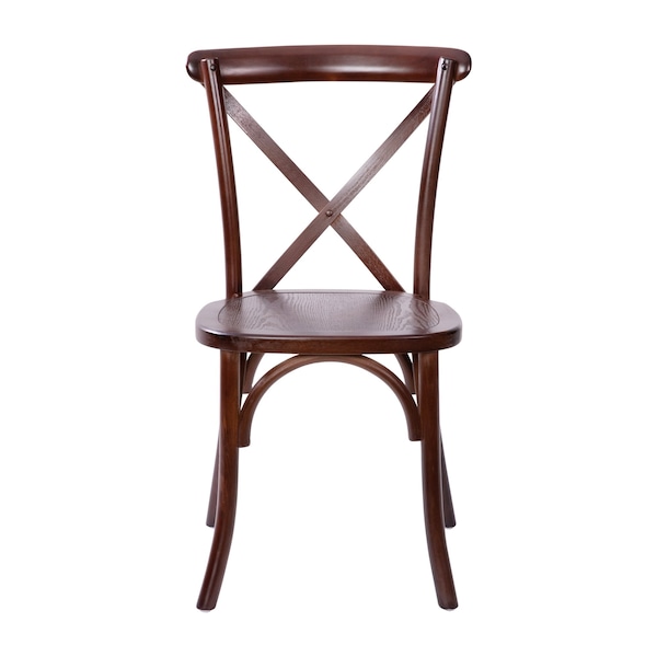 Flash Furniture Advantage Walnut X-Back Chair X-BACK-W - main