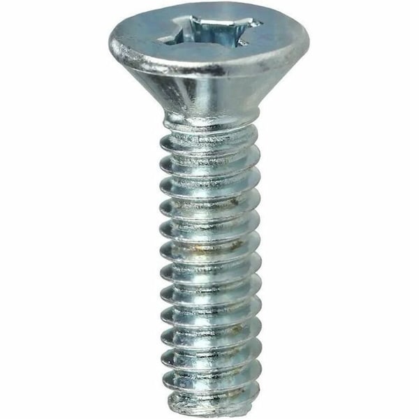 Dottie #10-24 x 1/2 in Combination Phillips/Square Flat Machine Screw, Zinc Plated Carbon Steel, 100 PK FMDD102412 - main