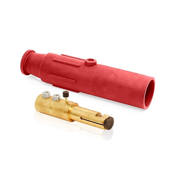 Leviton Single Pole Inline, 600 A, Male, Red 17D22-SR - main