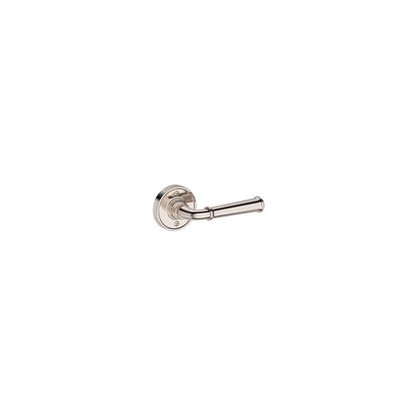 Baldwin Residential Door Levers Half Dummy Right Hand Lifetime Bright Nickel HDDUNRRR055 - main