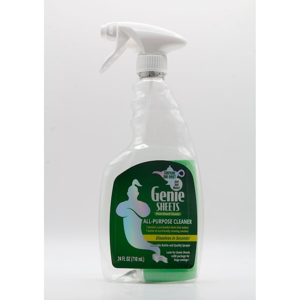 Genie Sheets All Purpose Cleaner 24oz Bottle w/sheet GS-1003-APBL - main