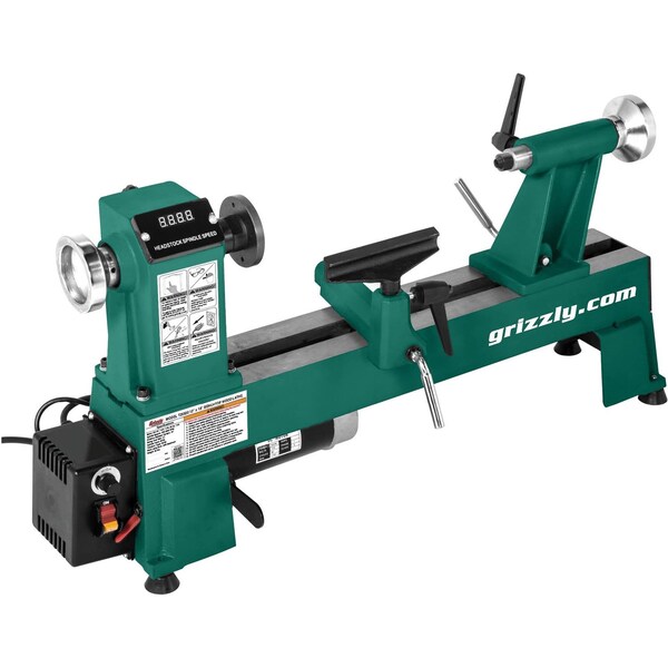 Grizzly 12" x 18" Variable-Speed Benchtop Wood Lathe T25920 - main