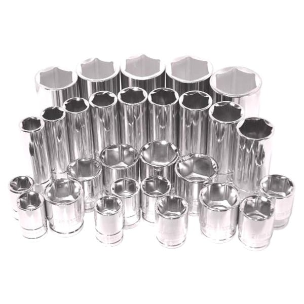 K-Tool International 1/2 in Drive, 19mm Metric Socket, 6 Points, 1/2 in. Dr, 19mm Hex KTI-28119 - main