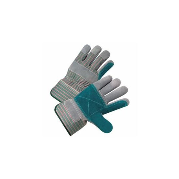 Anchor Brand Leather Palm Gloves, Canvas Back; Premium Select Shoulder Leather; Split Cowhide, 12PK 101-2300 - main