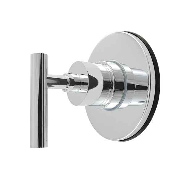Kingston Brass Single-Handle Six-Way Diverter Valve with Round Trim Kit, Polished Chrome KS4031CML - main