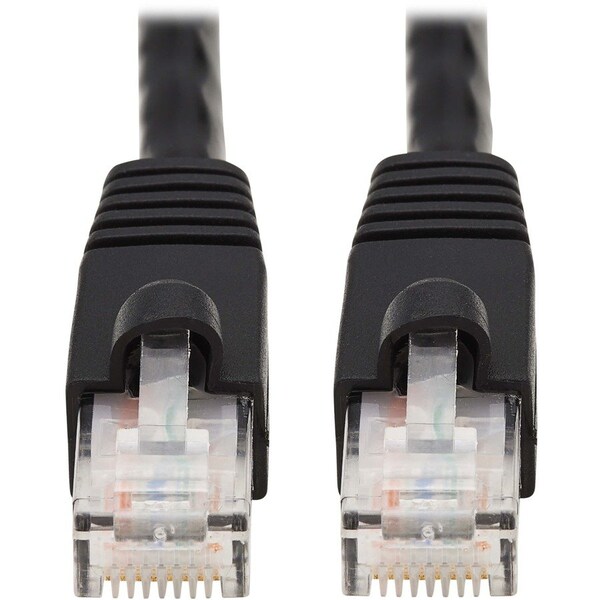 Eaton Tripp Lite Series Cat6a 10G Snagless UTP Ethernet Cable RJ45 M/M, Black, 25 ft. 7.62 m N261-025-BK - main