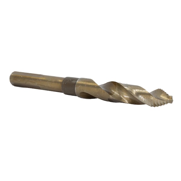 Drill America 21/32" Cobalt Stepped Drill Bit with 1/2" Reduced Shank GSCSD21/32 - main