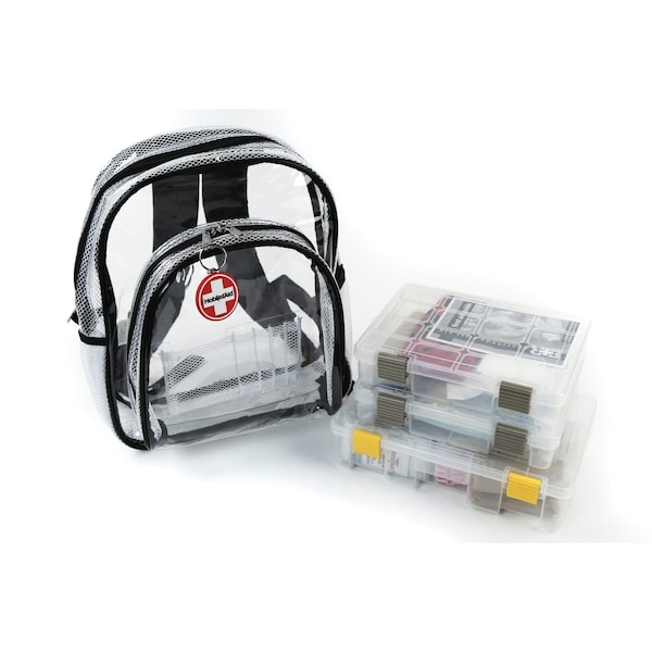 Mobileaid Clear-View 25-Person Trauma First Aid Backpack Kit 34330 - main