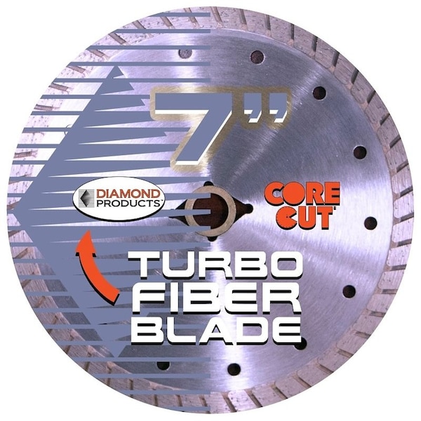 Diamond Products BLADE CEMENT TURBO FIBER 7IN 80353 - main