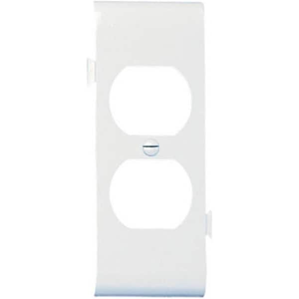 Nextgen PJSC8W Sectional Duplex Receptacle Wall Plate, White NE579597 - main