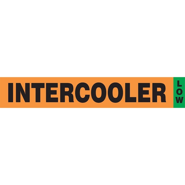 Accuform IIAR COMPONENT MARKER INTERCOOLERLOW RAC735 - main