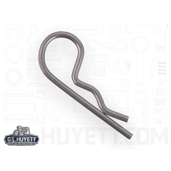 Huyett Bridge Pin, 302/304SS, .059 Wire Dia x 1.125 L x .253 In Eye Dia x Fits .25 to 5/16 Shft BPS-2103 - main