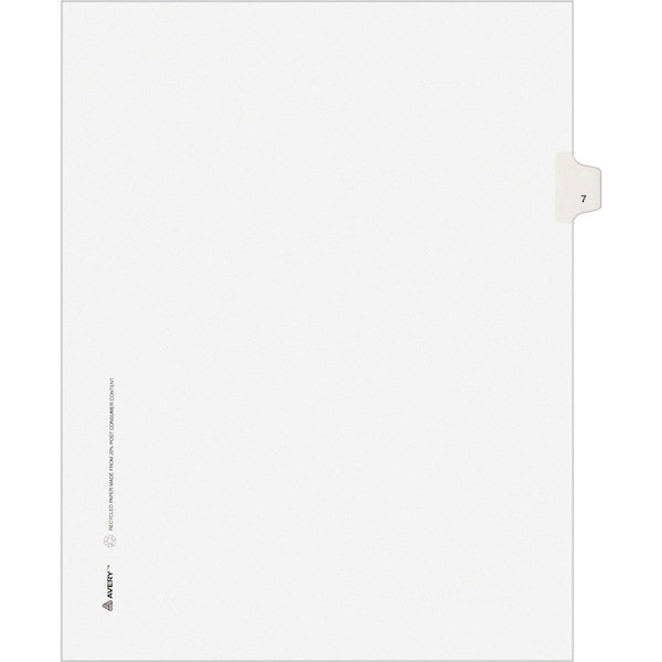 Avery Dividers, Index, Sidetab, 7 25PK AVE11917 - main