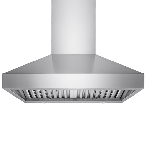 Victory 36-Inch 750 CFM Wall Mount Range Hood in Stainless Steel, Baffle Filters, Dimmable LED Lights Twister-36 - main