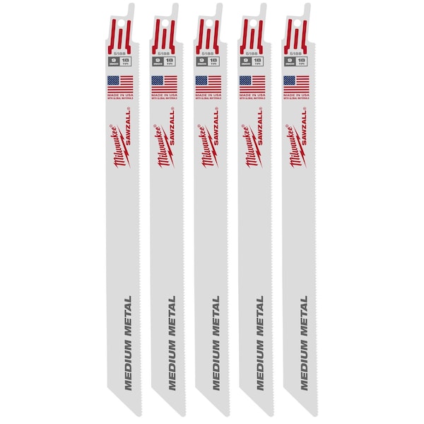 Milwaukee Tool 9" 18 TPI SAWZALL Blades (50 Pk) 48-01-6188 - main