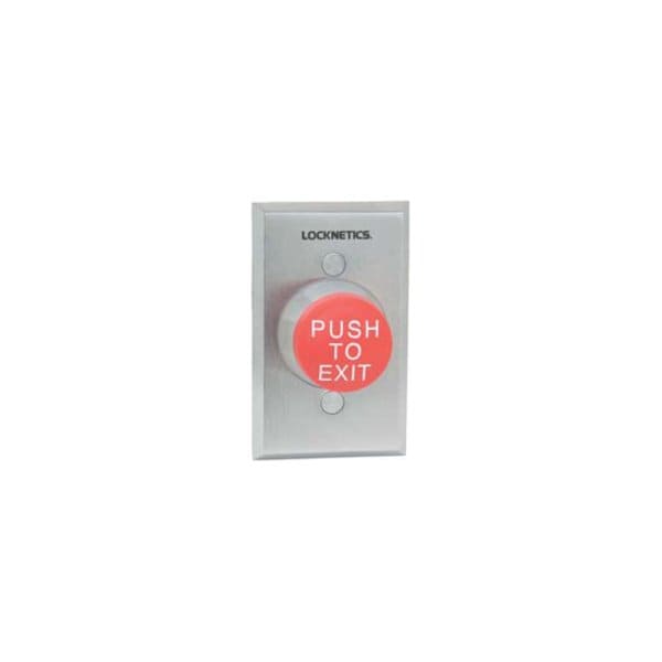Schlage Electronics Push to Exit Button, Red, Steel 623RD EX - main